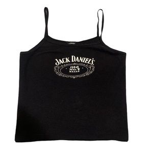 Vintage jack daniels bedazzled tank top